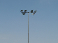 Steel posts for public lighting